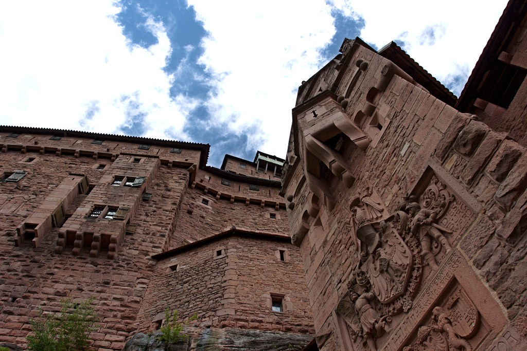chateau koenigsbourg koenigsburg kasteel burcht hdr orschwiller elzas vogezen france frankrijk fort